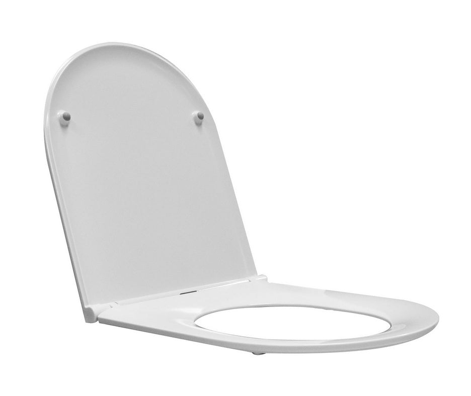 Wiesbaden Flatline toiletzitting softclose en quick release glans wit