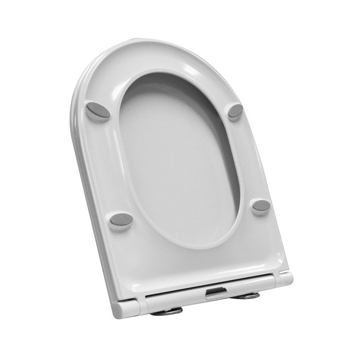 Wiesbaden Flatline toiletzitting softclose en quick release glans wit