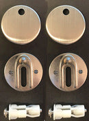 bevestigingset tbv Flatline 2.0 zitting RVS