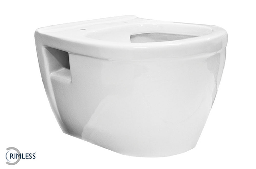 Prio Wandtoilet Rimless Glans Wit