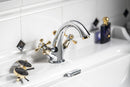 Antea Retro Badmengkraan Messing Wandmontage Met Handdouche Goud - Afbeelding 4