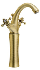 Antea Hoge Wastafelmengkraan Inclusief Afvoerplug (H)300mm, Brons