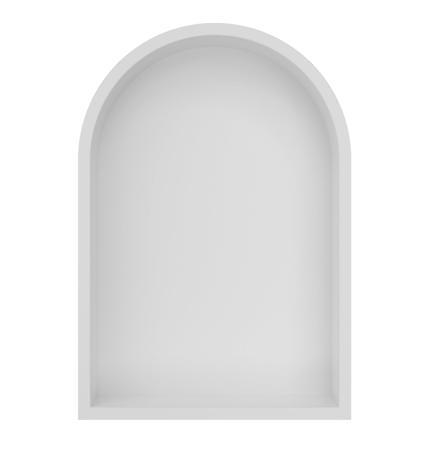 Wiesbaden Demis inbouwnis ovaal 30 x 45 x 10 cm mat wit