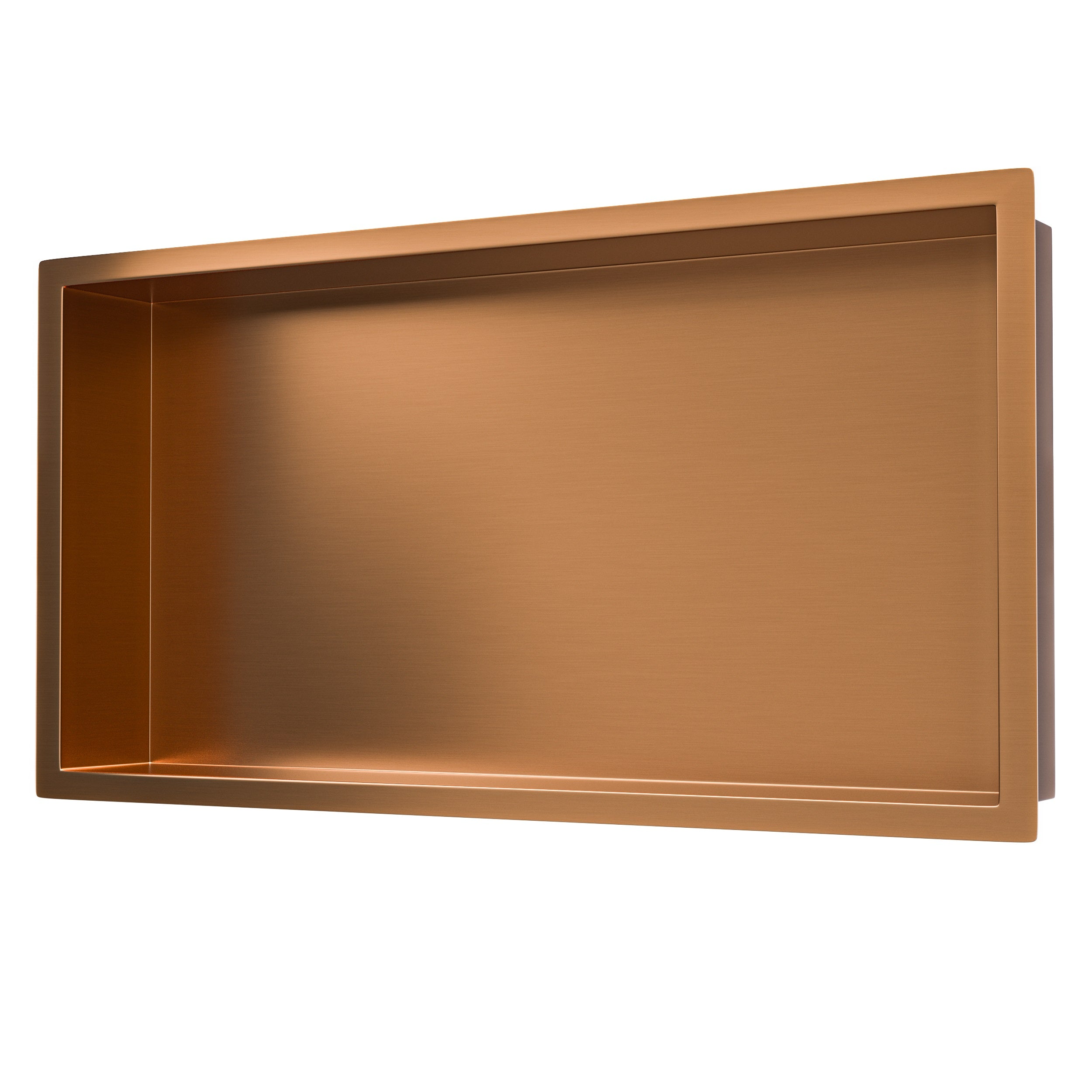 Wiesbaden Demis inbouwnis 30 x 60 x 7 cm geborsteld brons koper PVD