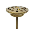 Korv open afvoerplug rooster 5/4" geborsteld messing PVD