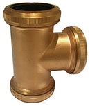 UniMatch buisverbinder T-stuk 32 mm geborsteld koper