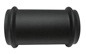 mat zwart koppelstuk 32mm tbv vloerbuis