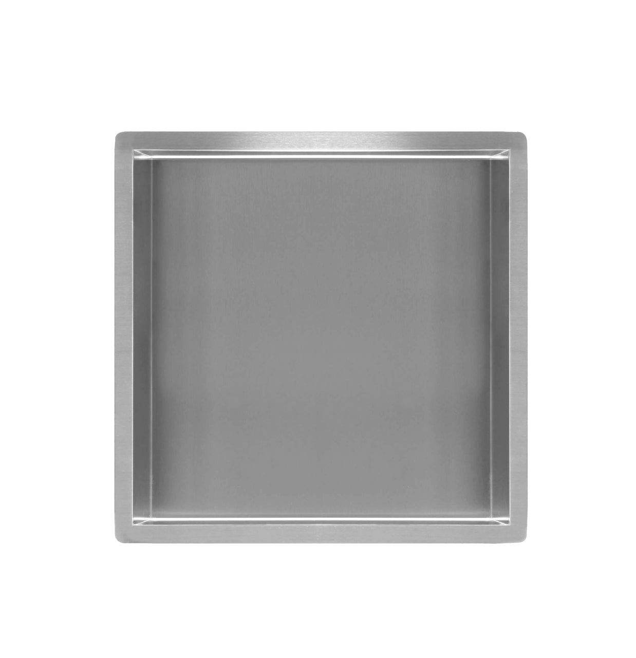 Demis inbouwnis 30 x 30 x 7 cm RVS