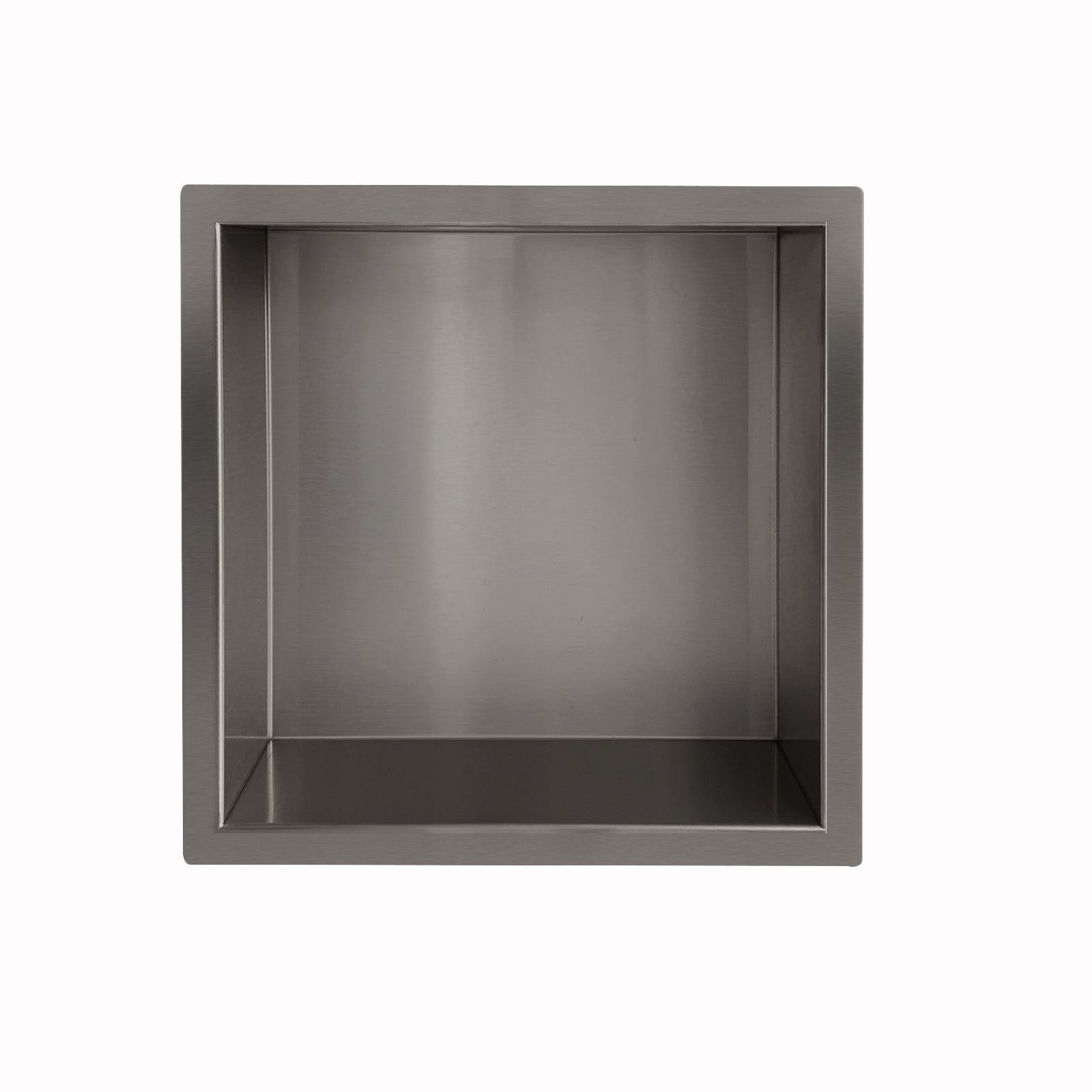 Wiesbaden Demis inbouwnis 30 x 30 x 10 cm gunmetal PVD