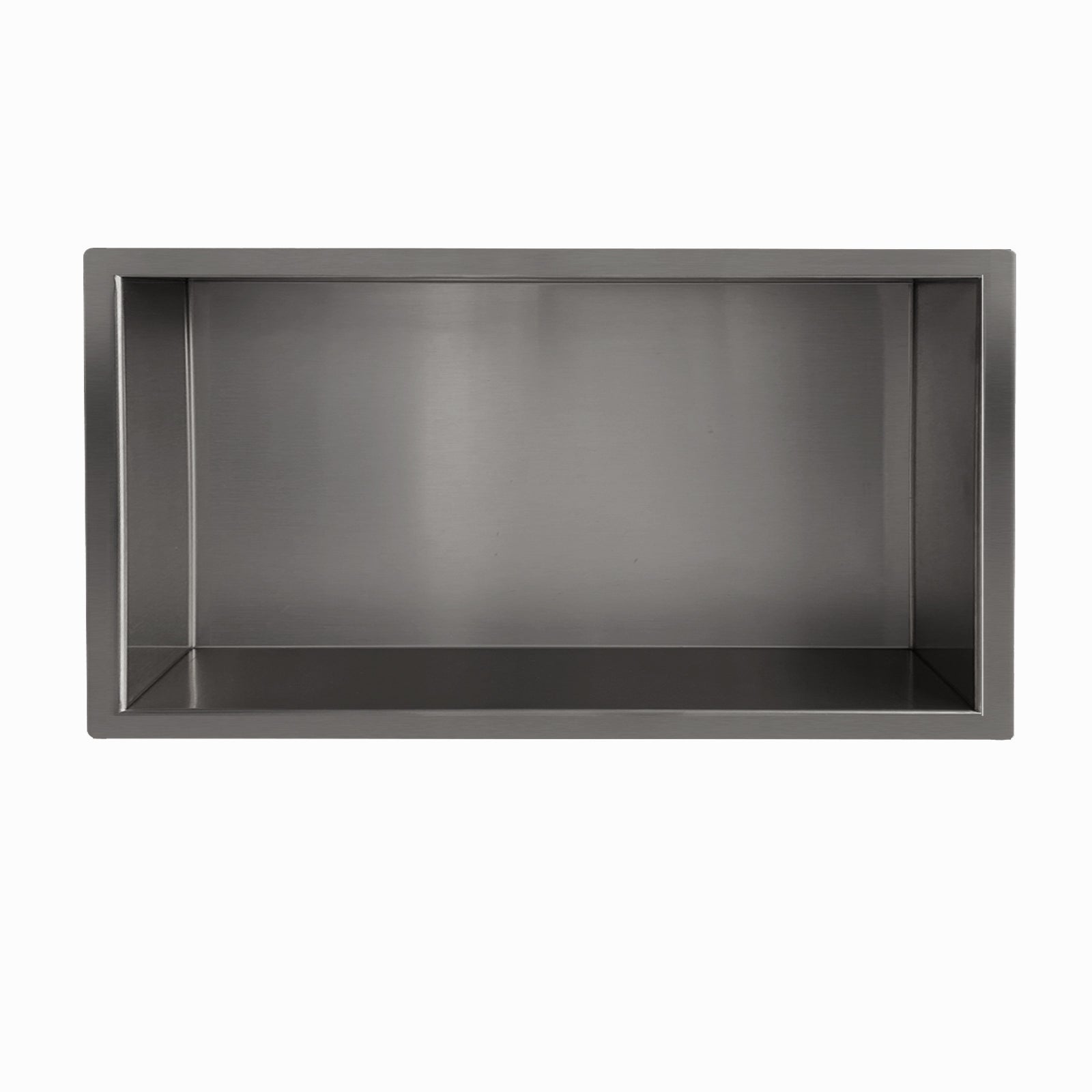 Wiesbaden Demis inbouwnis 30 x 60 x 10 cm gunmetal PVD