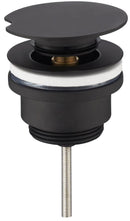 Flowe draaiwaste afvoerplug 5/4" mat zwart