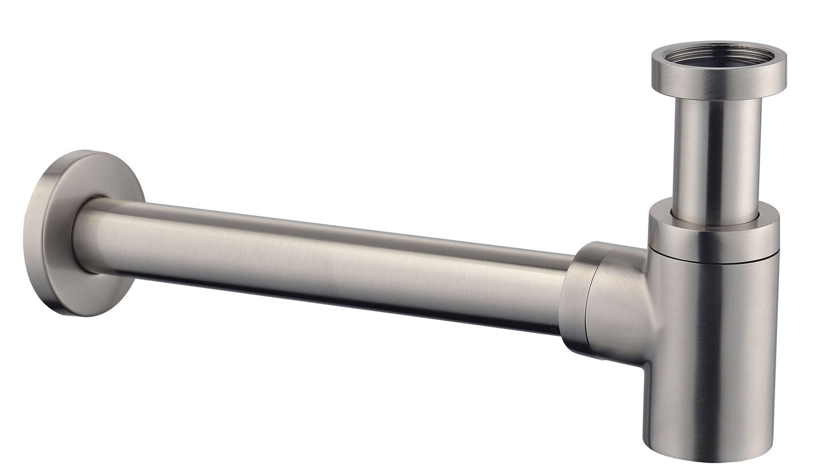 Wiesbaden UniMatch fonteinsifon 5/4" x 32 mm geborsteld staal