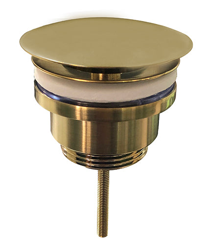 Wiesbaden UniMatch open afvoerplug 5/4'' geborsteld messing PVD