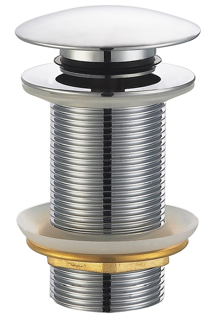 Wiesbaden UniMatch clickwaste afvoerplug verlengd 5/4" chroom