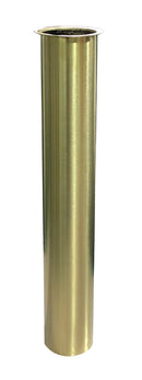 UniMatch sifon verlengbuis 20 cm met kraag geborsteld messing PVD