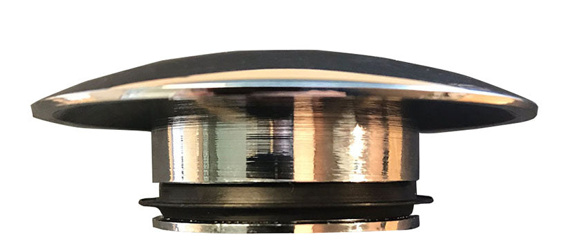 Wiesbaden UniMatch afdekkap voor clickwaste afvoerplug 5/4" chroom