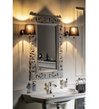 Scule & Samblung Rechthoekige Spiegel In Massief Houten Frame 80 X 120 Cm Wit