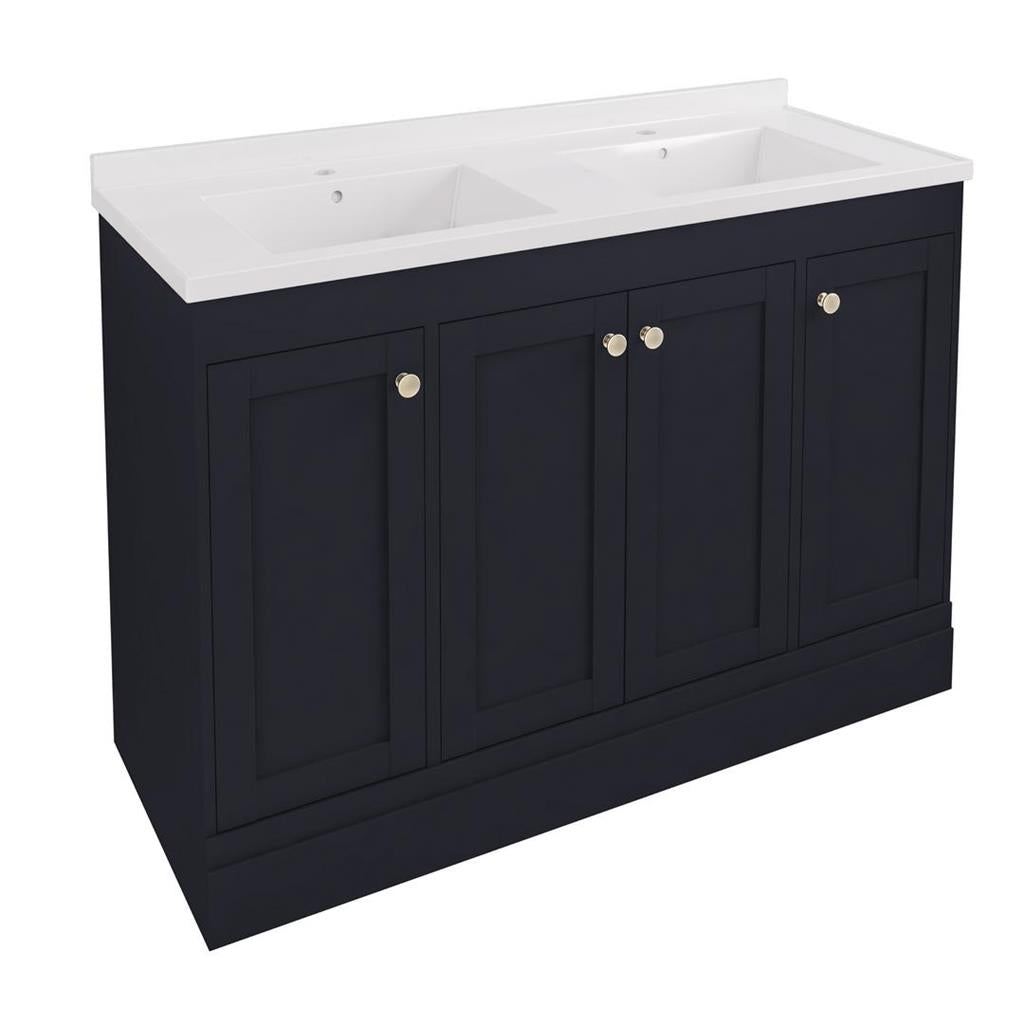 Eastbrook Hardwick staand badmeubel 120x45 cm dubbel antraciet