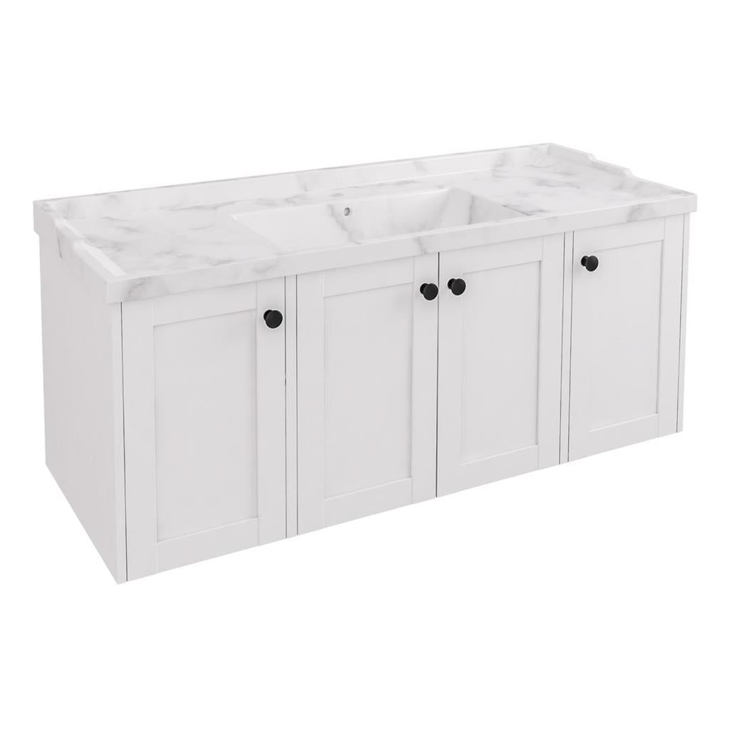 Eastbrook Hardwick hangend badmeubel 120x45 cm mat wit