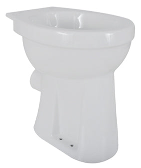 Toiletpot verhoogd staand PK 46 x 46 cm glans wit