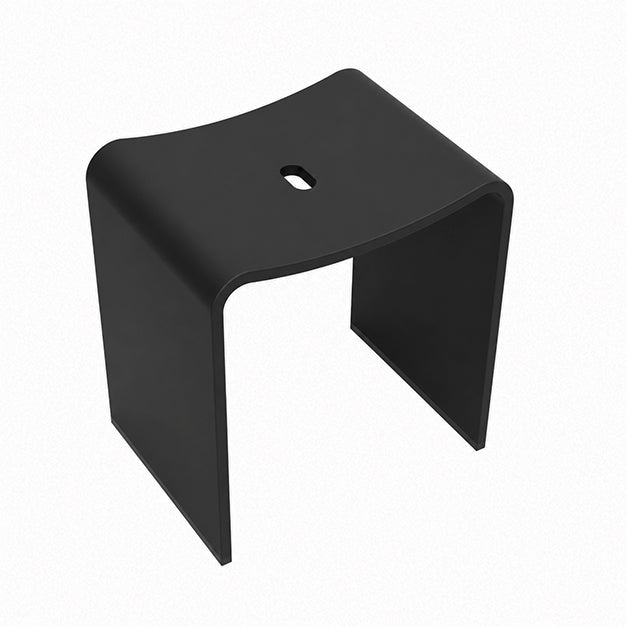 Wiesbaden Kruk 40 X 30 X 42,5 cm Solid Surface Mat Zwart