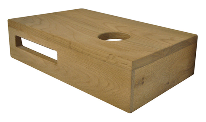 Oak planchet 40 x 21 x 10 cm rechts