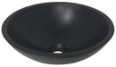 Productafbeelding – Valerie waskom rond 43 x 13 cm solid surface mat zwart