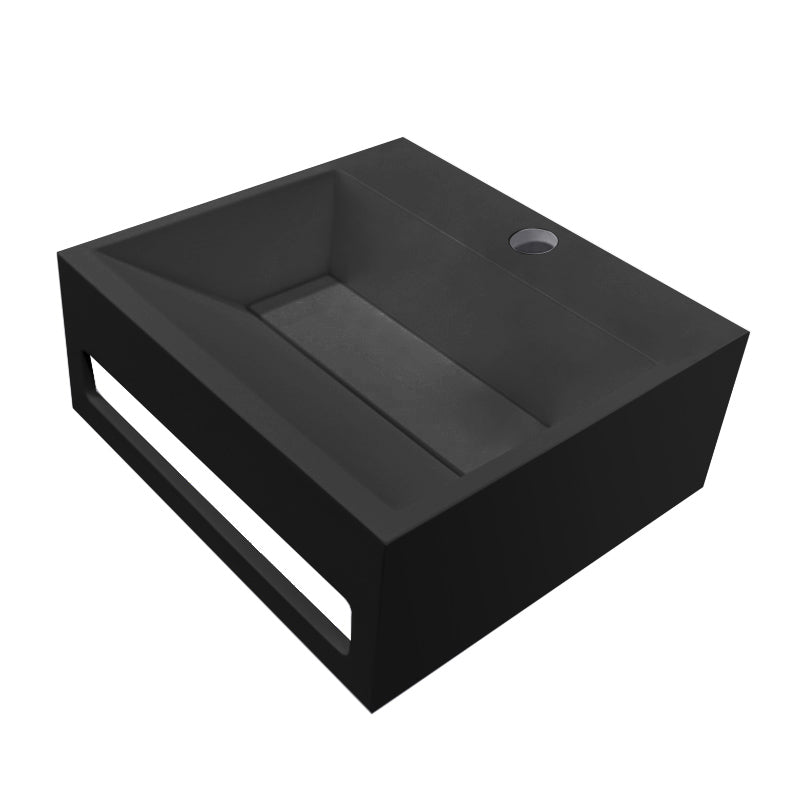 Julia fontein 30 x 28 x 12,5 cm solid surface mat zwart – Wiesbaden – Mat Zwart – Fontein | Dealplein