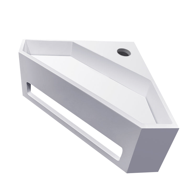 Julia hoekfontein 35 x 35 x 16 cm solid surface mat wit – Wiesbaden – Mat Wit – Fontein | Dealplein