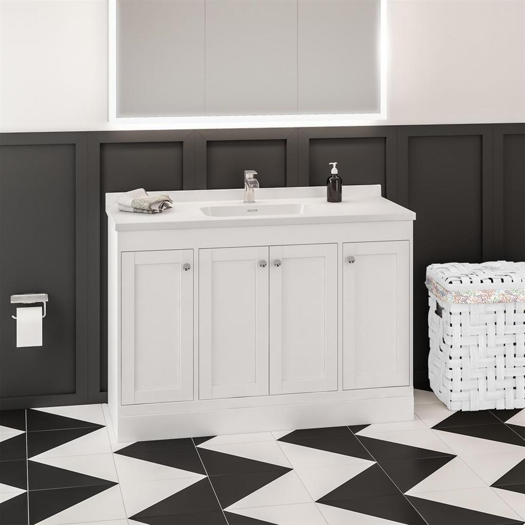 Eastbrook Hardwick wastafel 120x47 cm keramiek wit