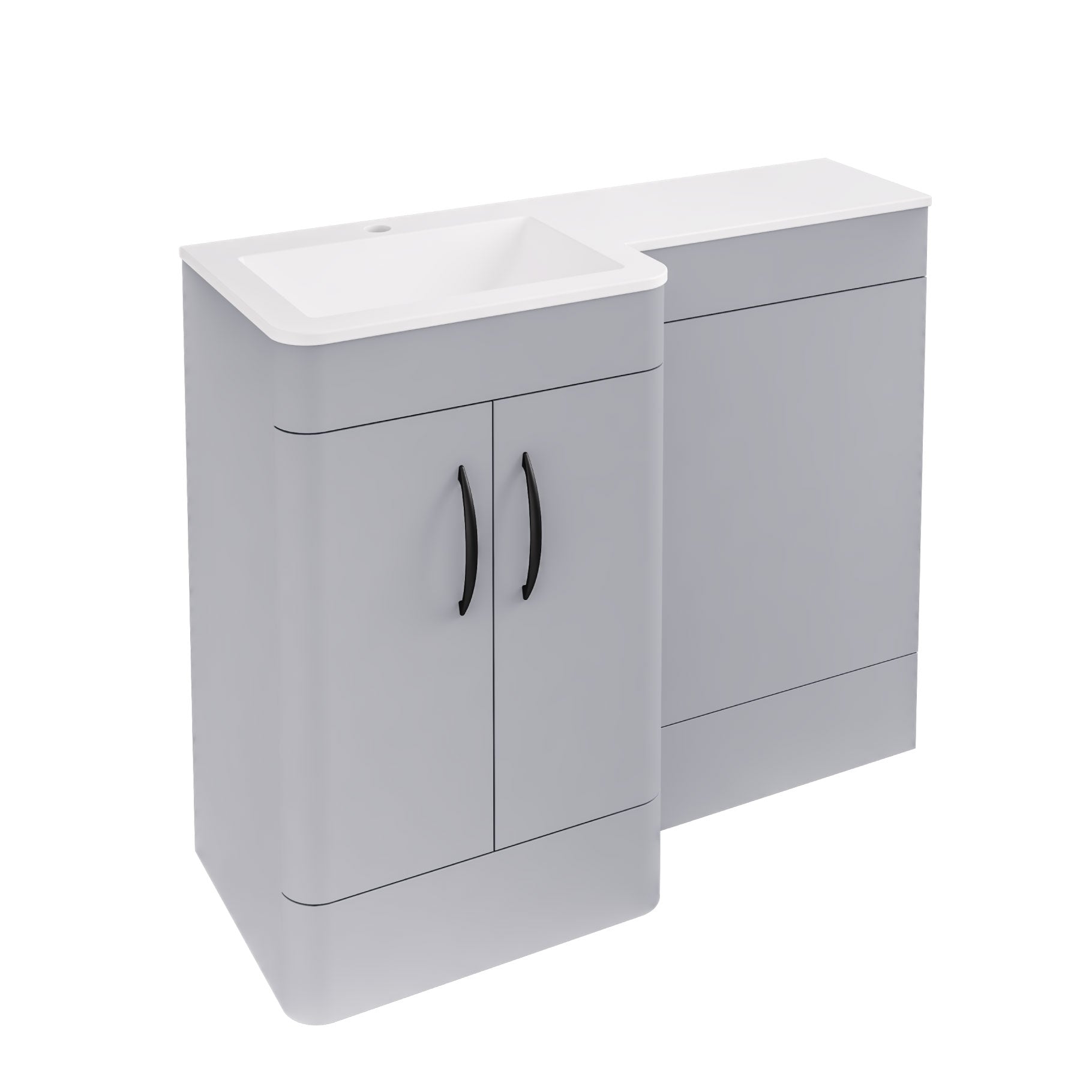 Eastbrook Chaddesley Staand Combinatiemeubel 100x46 Cm Combinatiemeubel Mat Grijs