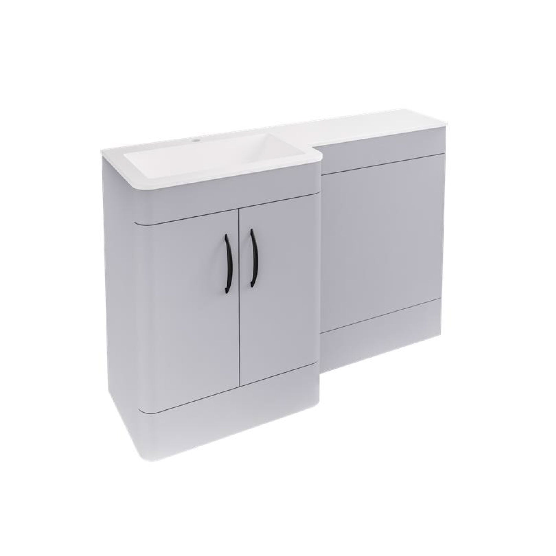 Eastbrook Chaddesley Staand Combinatiemeubel 120x46 Cm Combinatiemeubel Mat Grijs