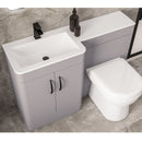 Eastbrook Chaddesley Staand Combinatiemeubel 120x46 Cm Combinatiemeubel Mat Grijs