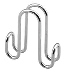 Aqualine Dubbele Haak voor Douchewanden