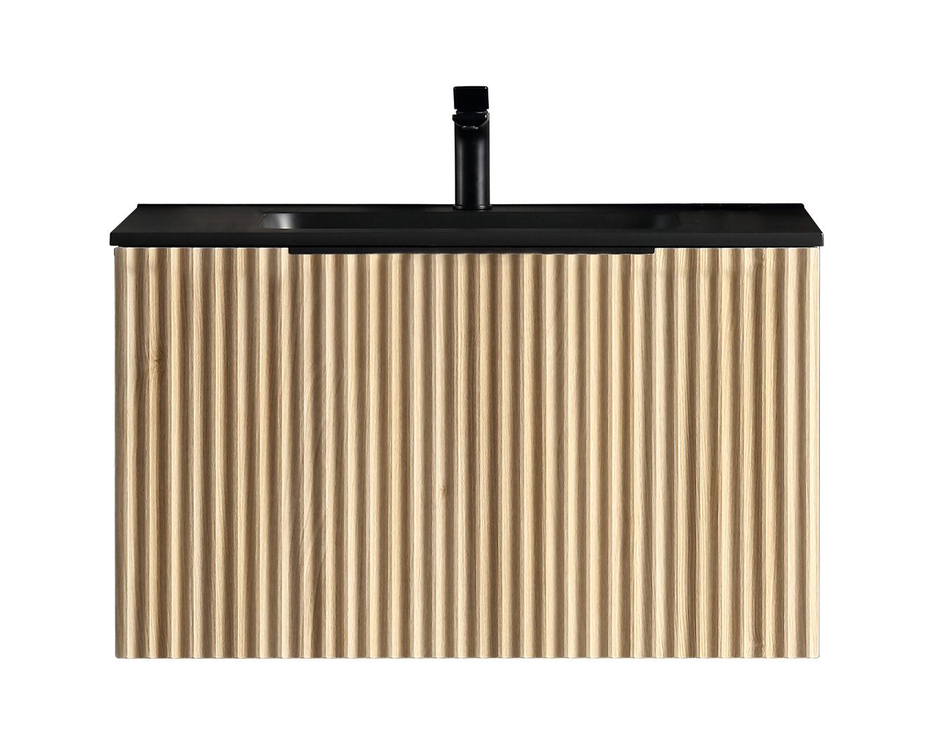 Ribbella onderkast met 1 lade 80 x 45 cm naturel eik – Xellanz – Eiken – Badmeubel | Dealplein