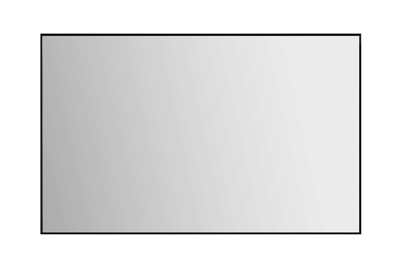 Badkamerspiegel Korver Ribbella Frame 120×120 cm Mat Zwart — wandmontage