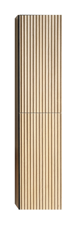 Ribbella kolomkast met 2 deuren 160 x 36 x 30 cm naturel eik – Xellanz – Eiken – Kolomkast | Dealplein