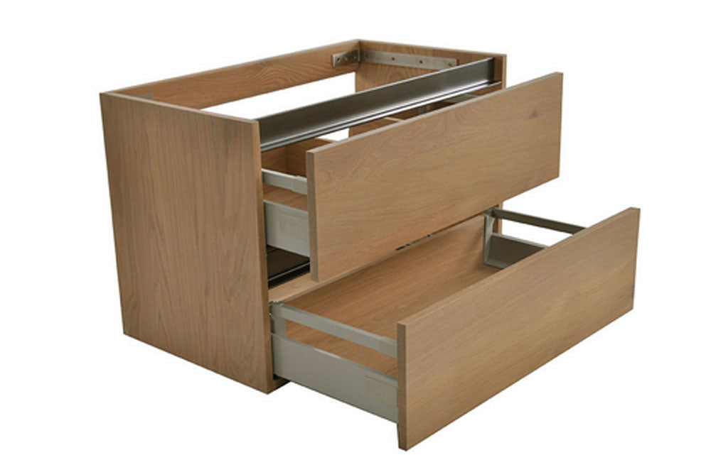 OAK onderkast met 2 laden 60 x 46 cm eik – Wiesbaden – Eiken – Badmeubel | Dealplein