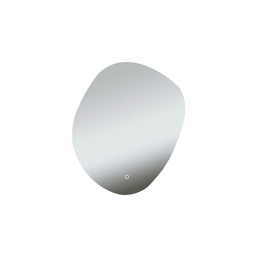 Wiesbaden Ellva spiegel organisch met LED, dimbaar en spiegelverwarming 70 x 80 cm