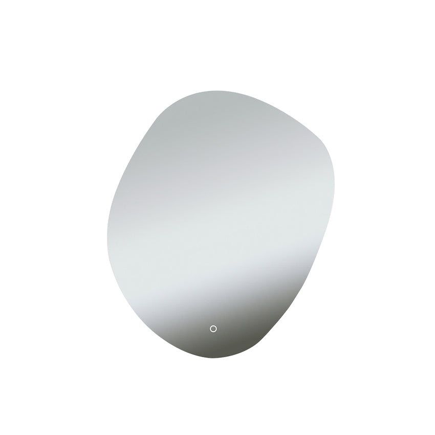 Wiesbaden Ellva spiegel organisch met LED, dimbaar en spiegelverwarming 100 x 120 cm