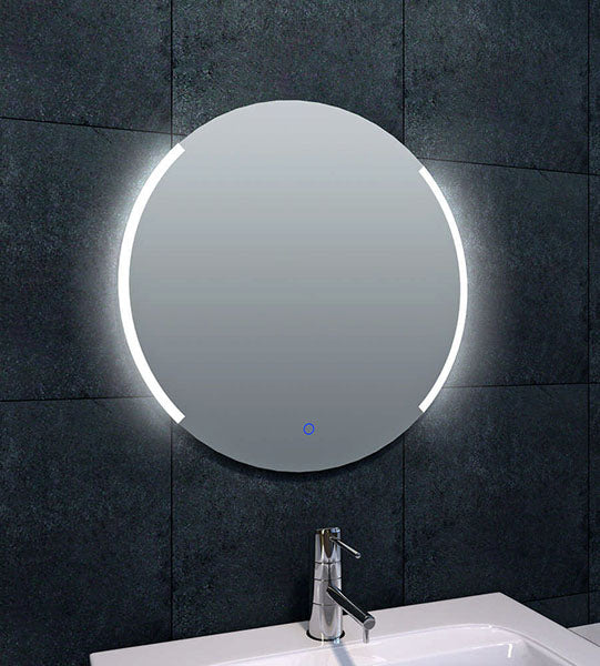 Round spiegel rond met LED, dimbaar en spiegelverwarming 60 cm