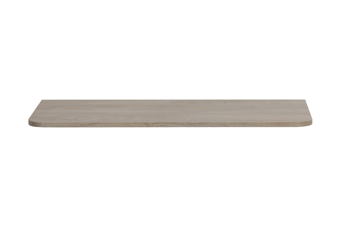 Wiesbaden Sulora topblad afgeronde hoeken 80 x 48 cm licht eiken