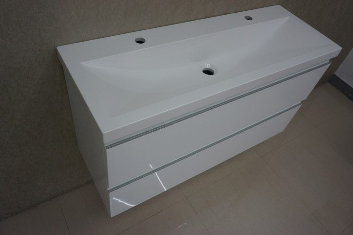 Shall onderkast 100 x 36 cm glans wit – Wiesbaden – Glans Wit – Badmeubel | Dealplein