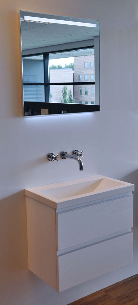 Shall onderkast 60 x 36 cm glans wit – Wiesbaden – Glans Wit – Badmeubel | Dealplein