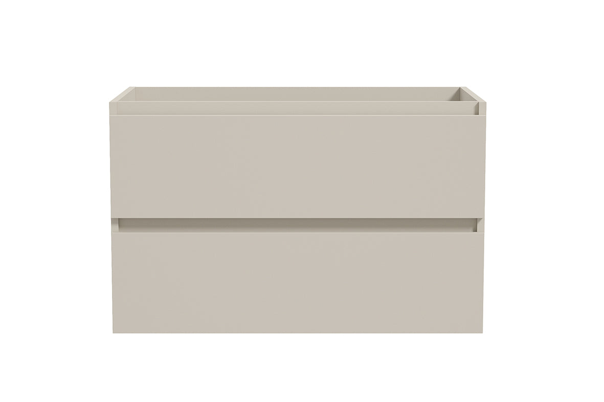 Wiesbaden Alvara onderkast met 2 laden 1 uitsparing 80 x 46 cm cashmere