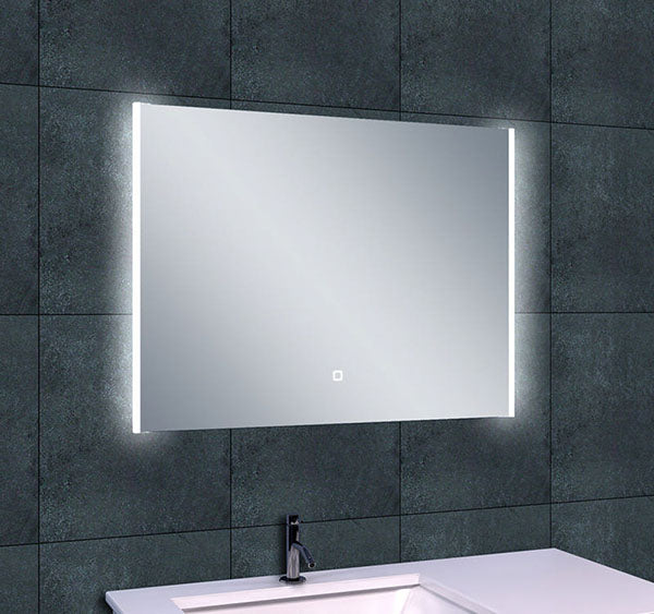 Duo spiegel rechthoek met LED 82 x 60 cm