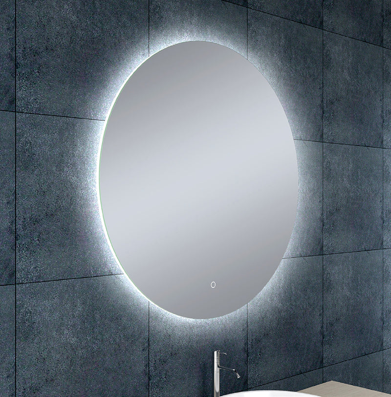 Soul spiegel rond met LED, dimbaar en spiegelverwarming 80 cm
