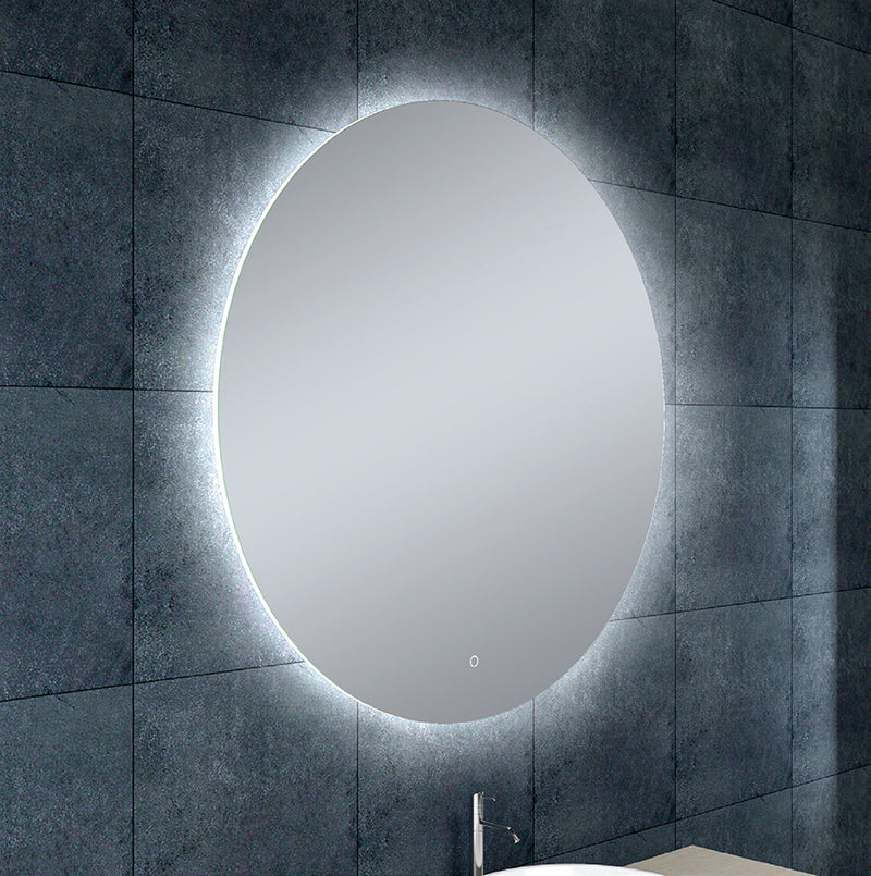 Soul spiegel rond met LED, dimbaar en spiegelverwarming 100 cm