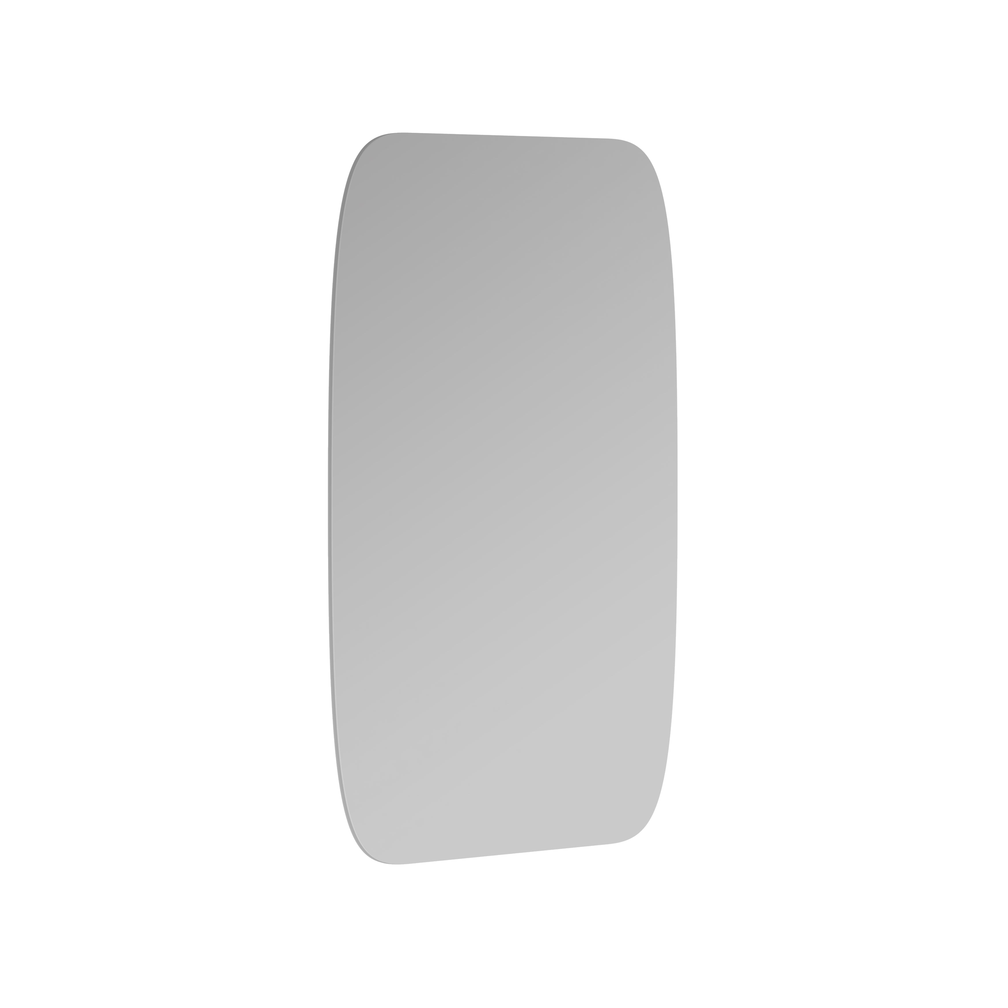 Badkamerspiegel Mini Lijst 45×80 cm Neutraal — wandmontage