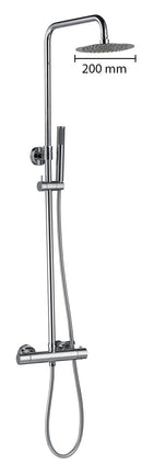 Paris-200 thermostatische regendouche-opbouwset